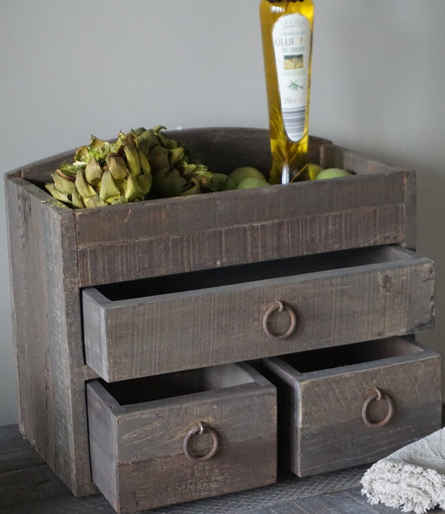 Rene Houtman Gruttersbak | 3 Lades | H27,5 x B36,5 x D19 cm