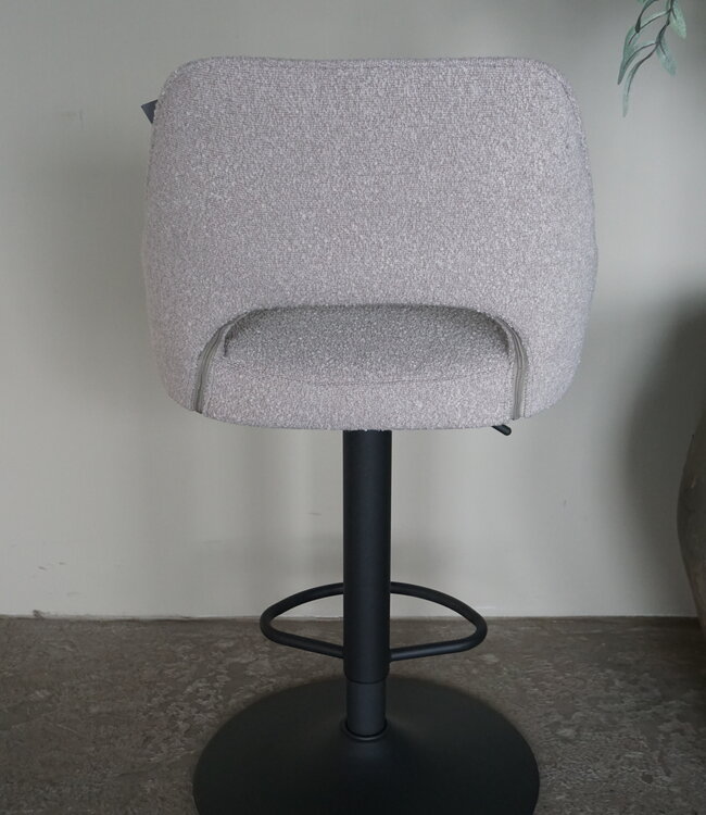 LABEL51 Barstoel Fer | Boucle Naturel | Verstelbaar H92-113 cm