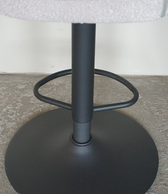 LABEL51 Barstoel Fer | Boucle Naturel | Verstelbaar H92-113 cm