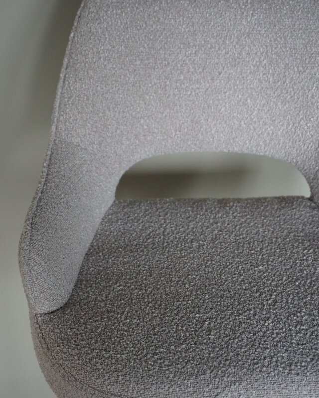 LABEL51 Barstoel Fer | Boucle Naturel | Verstelbaar H92-113 cm
