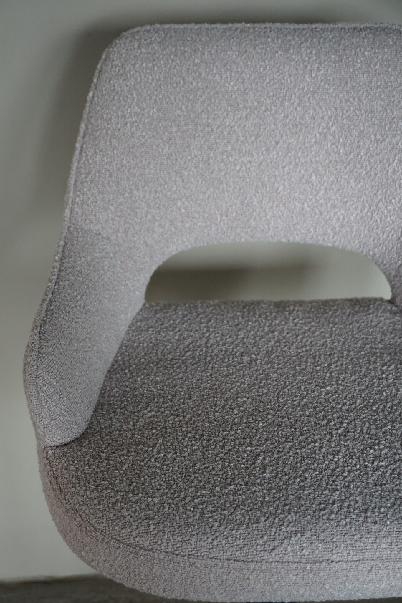 LABEL51 Barstoel Fer | Boucle Naturel | Verstelbaar H92-113 cm