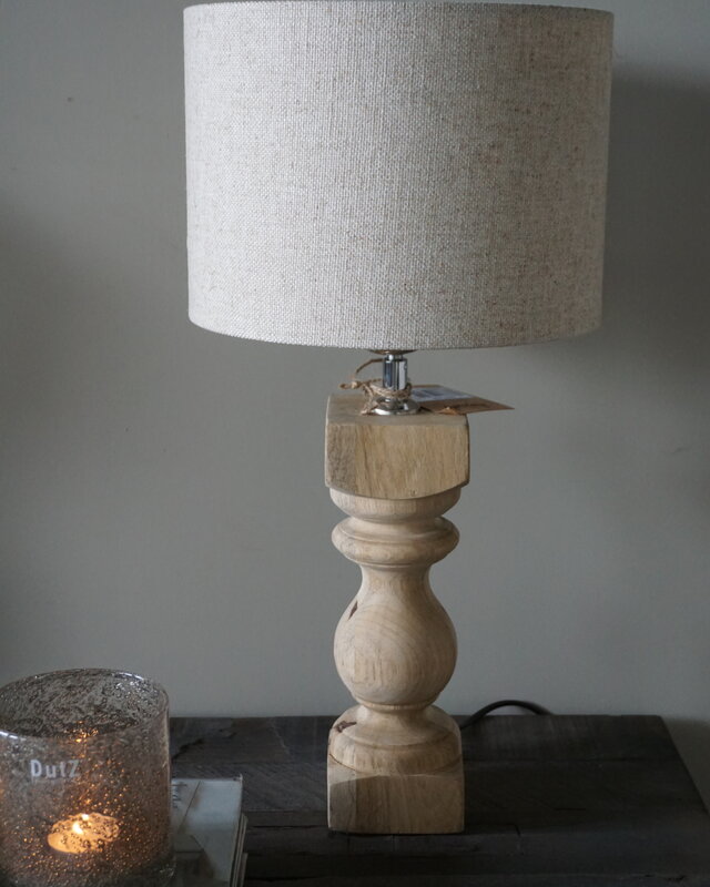 Light&Living Lampenvoet Cumani | Hout | Naturel of Bruin