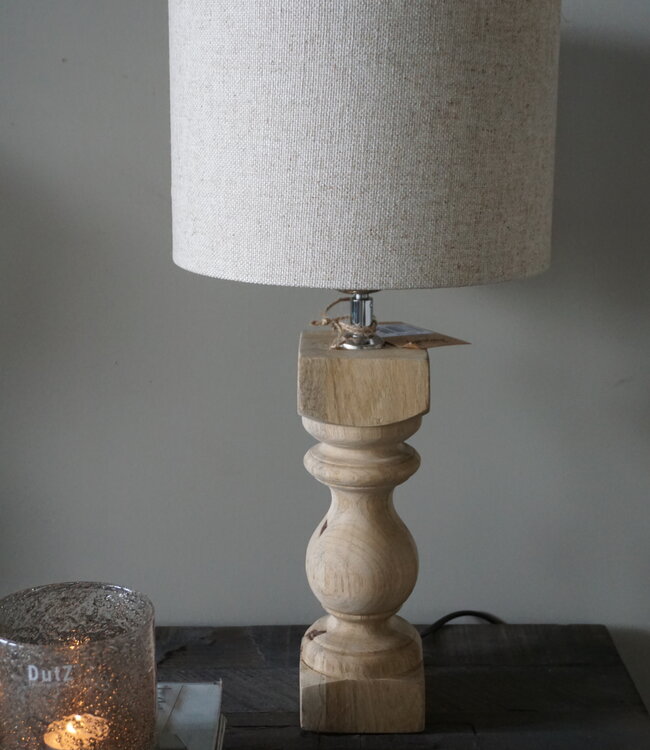 Light&Living Lampenvoet Cumani | Hout | Naturel of Bruin