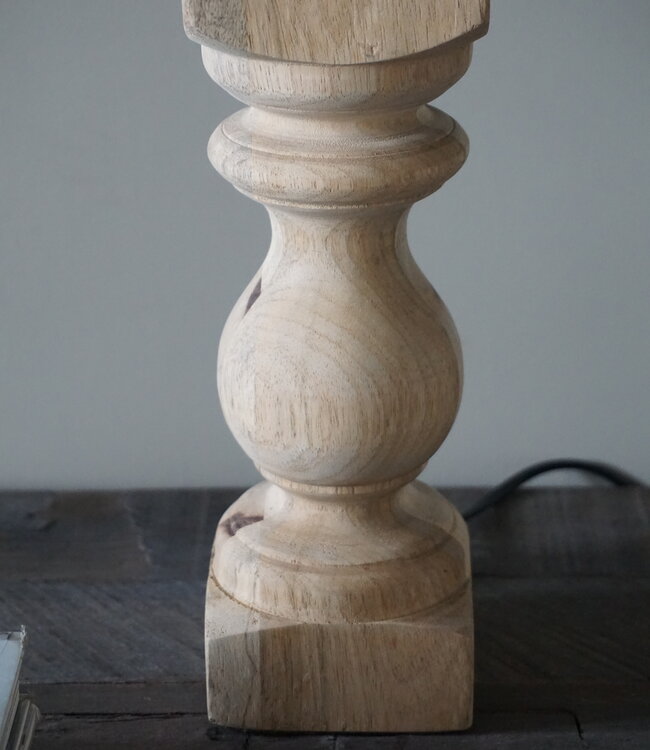 Light&Living Lampenvoet Cumani | Hout | Naturel of Bruin