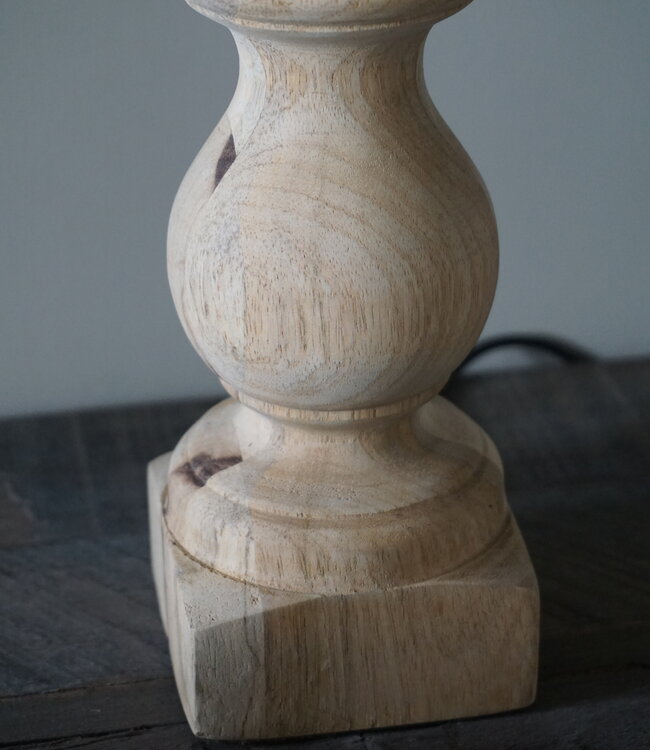 Light&Living Lampenvoet Cumani | Hout | Naturel of Bruin
