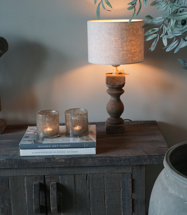 Light&Living Lampenvoet Cumani | Hout | Naturel of Bruin