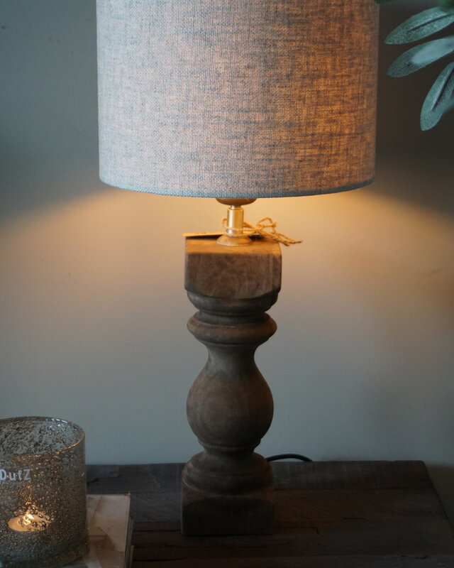 Light&Living Lampenvoet Cumani | Hout | Naturel of Bruin