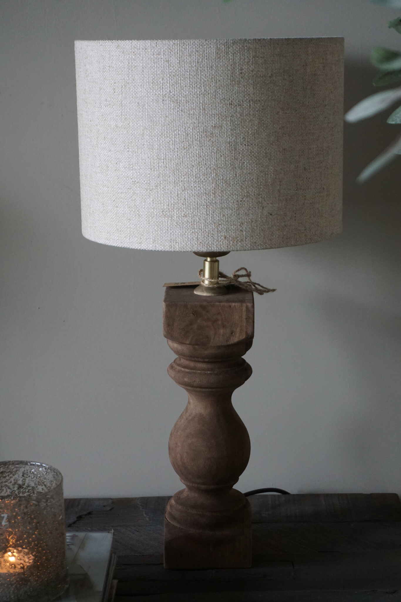 Light&Living Lampenvoet Cumani | Hout | Naturel of Bruin