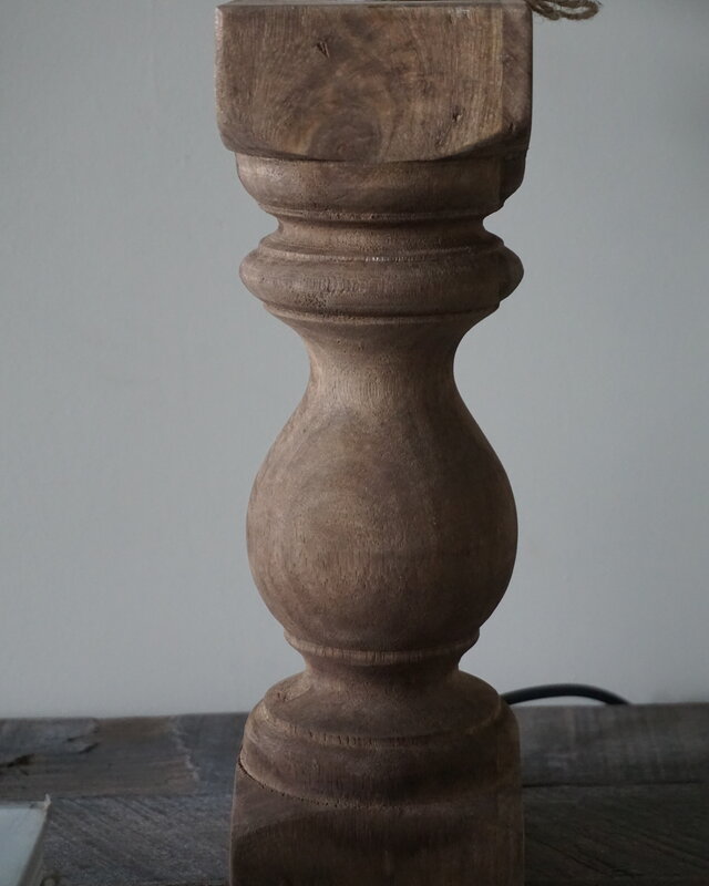Light&Living Lampenvoet Cumani | Hout | Naturel of Bruin