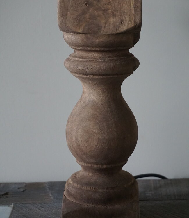 Light&Living Lampenvoet Cumani | Hout | Naturel of Bruin