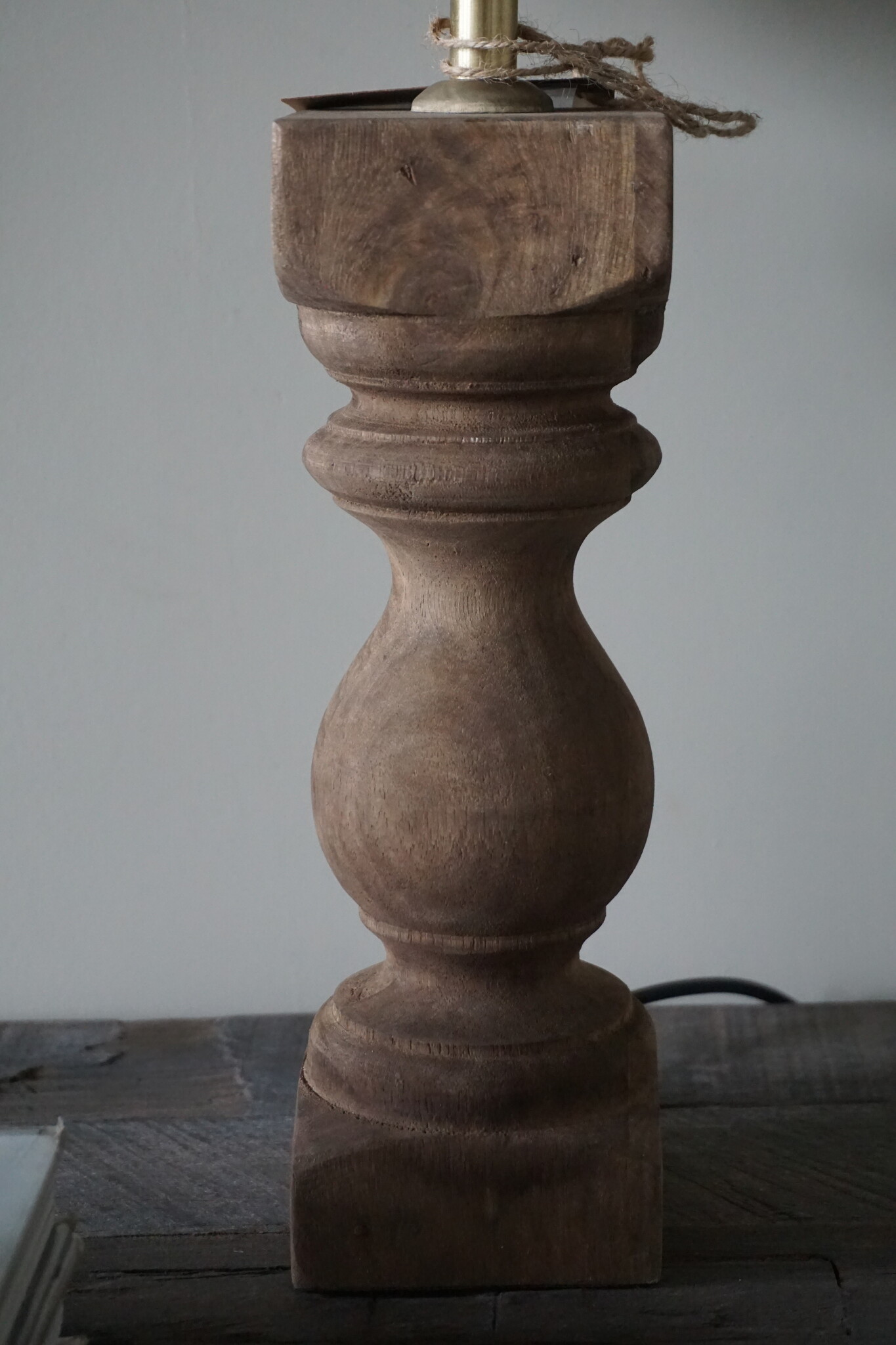 Light&Living Lampenvoet Cumani | Hout | Naturel of Bruin
