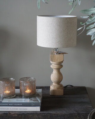 Light&Living Lampenkap | Cilinder | Naturel | Verschillende Maten
