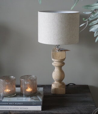 Light&Living Lampenkap | Cilinder | Naturel | Verschillende Maten