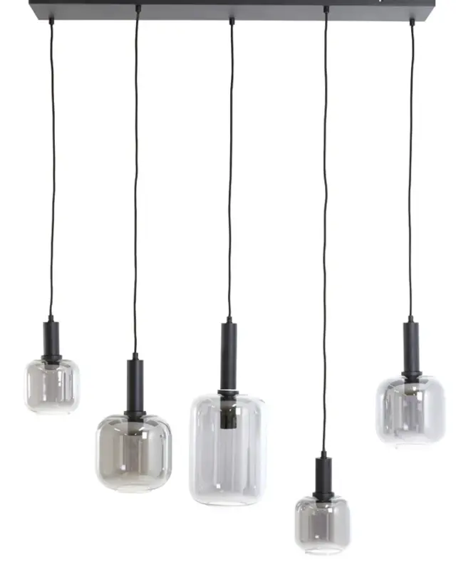 Light&Living Hanglamp Lekar | 5 Lampen | 2 Kleuren