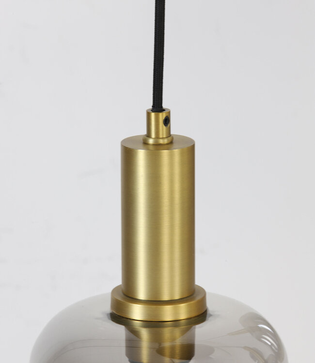 Light&Living Hanglamp Lekar | 9 Lampen | Antiek Brons