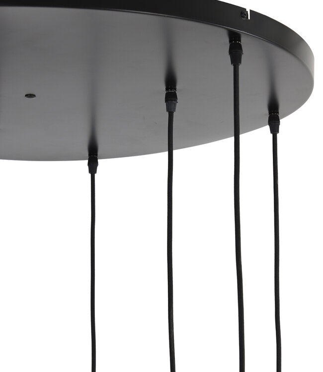 Light&Living Hanglamp Lekar | 9 Lampen | Antiek Brons