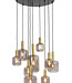 Light&Living Hanglamp Lekar | 9 Lampen | Antiek Brons