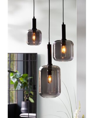 Light&Living Hanglamp Lekar | Brons of Zwart | Meerdere Maten