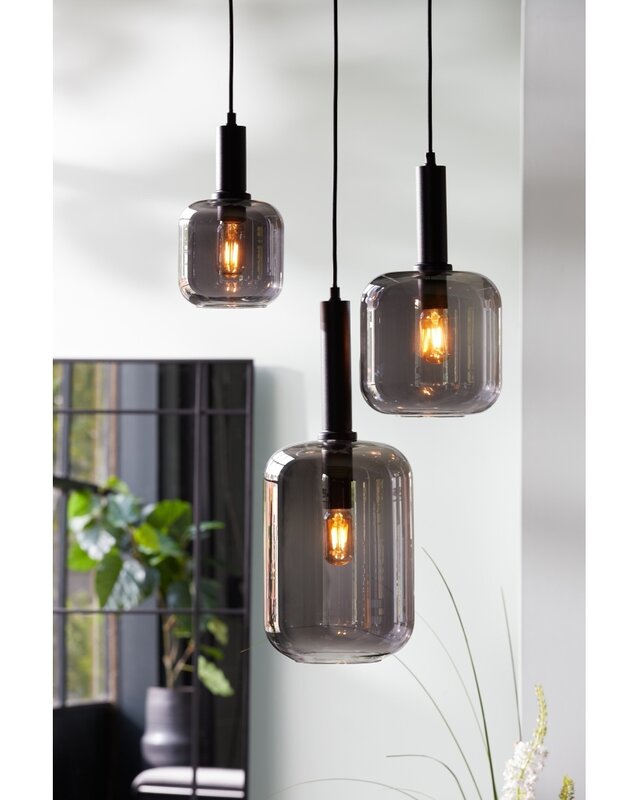 Light&Living Hanglamp Lekar | Brons of Zwart | Meerdere Maten