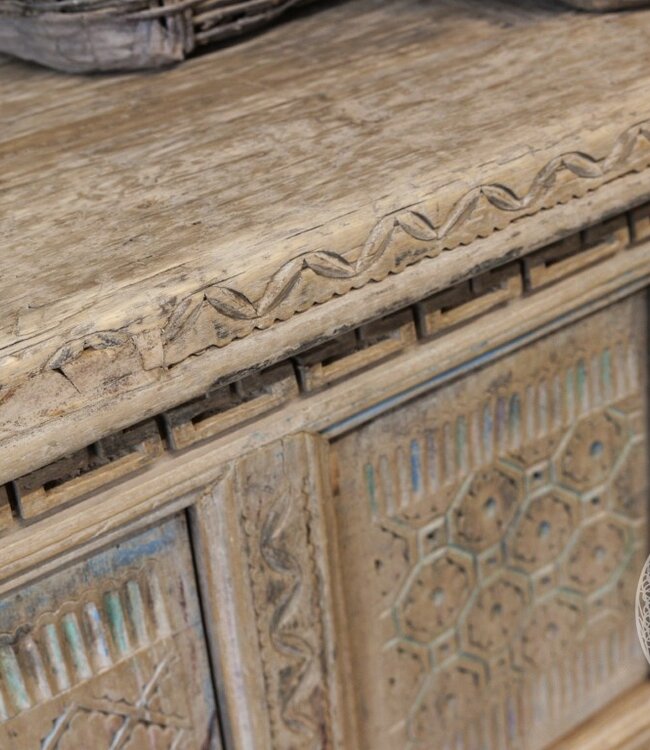 Be-Uniq Oud Dressoir | Tibet | H66 x B197 x D45 cm