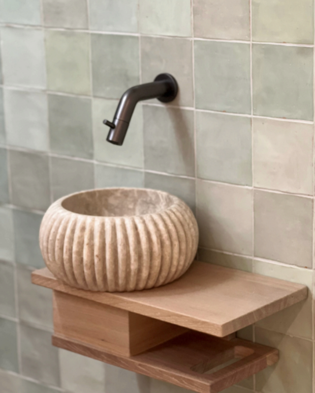 Loutro Bathroomware Waskom Agora | Beige | 2 Maten