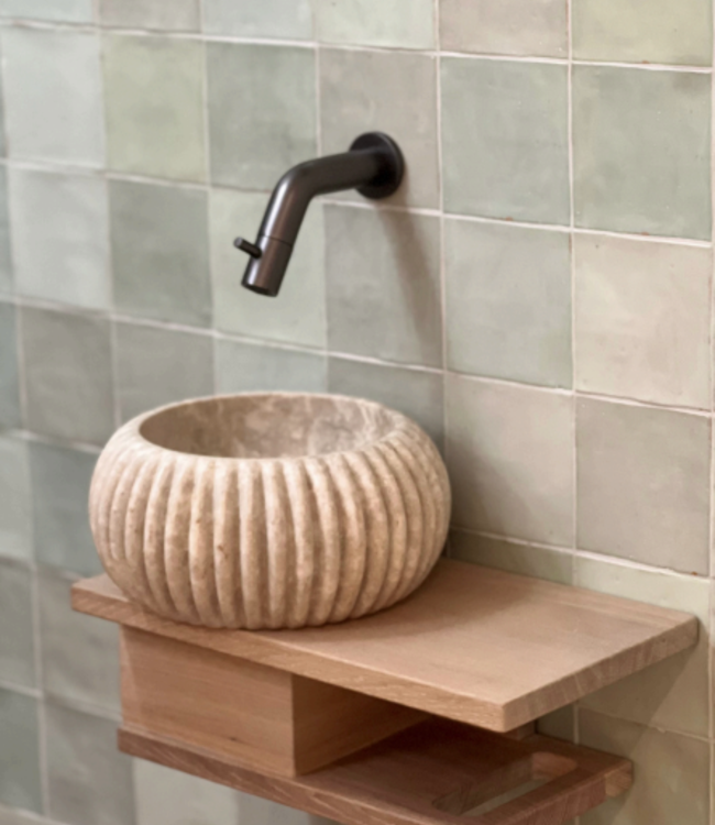 Loutro Bathroomware Waskom Agora | Beige | 2 Maten
