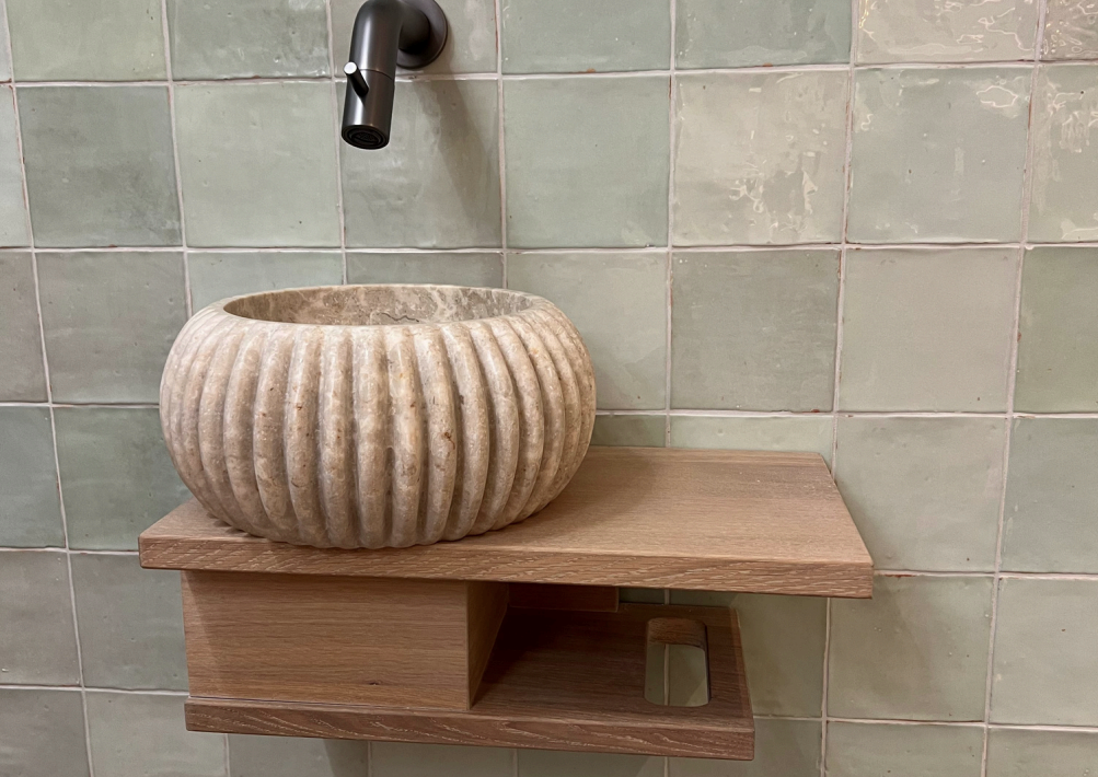 Loutro Bathroomware Waskom Agora | Beige | 2 Maten