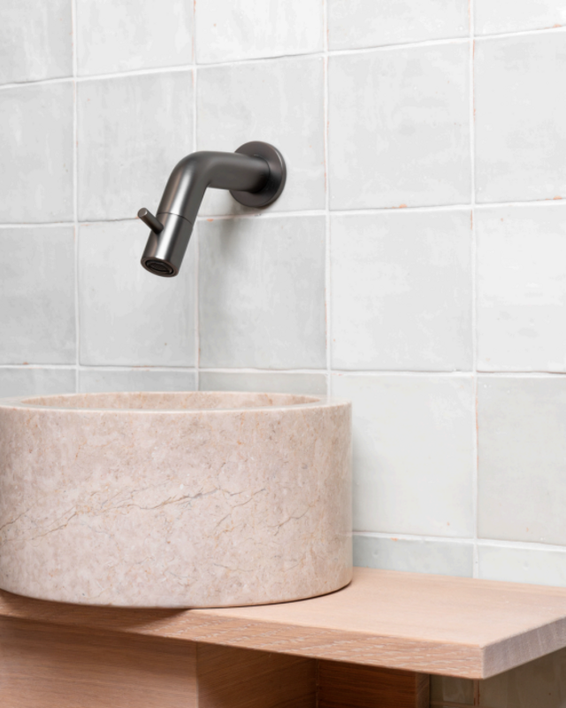 Loutro Bathroomware Waskom Bali | Sand | Ø25 x H12 cm