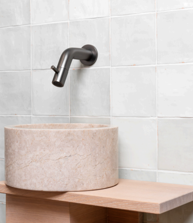 Loutro Bathroomware Waskom Bali | Sand | Ø25 x H12 cm