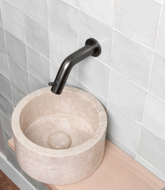 Loutro Bathroomware Waskom Bali | Sand | Ø25 x H12 cm