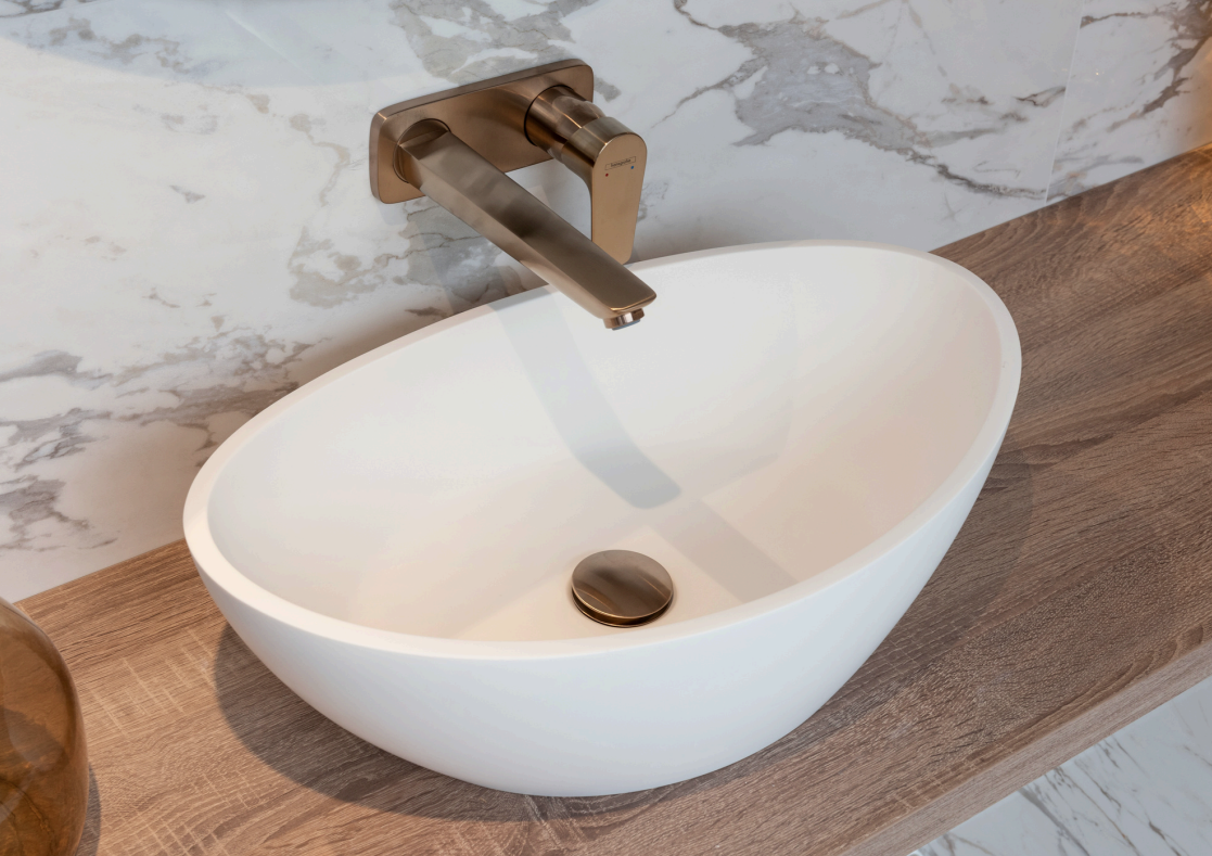 Loutro Bathroomware Waskom Palm Beach | H14,3 x B55 x D34 cm