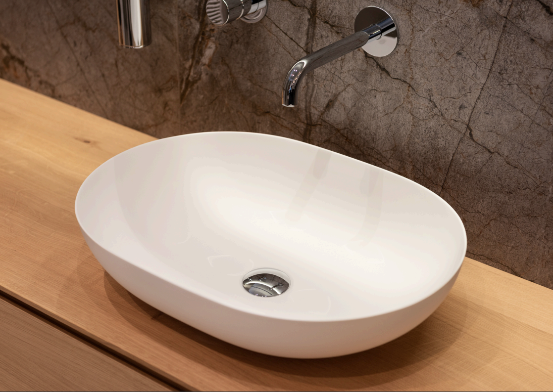 Loutro Bathroomware Waskom Paolo | H11,5xB52xD38 cm | 2 Kleuren