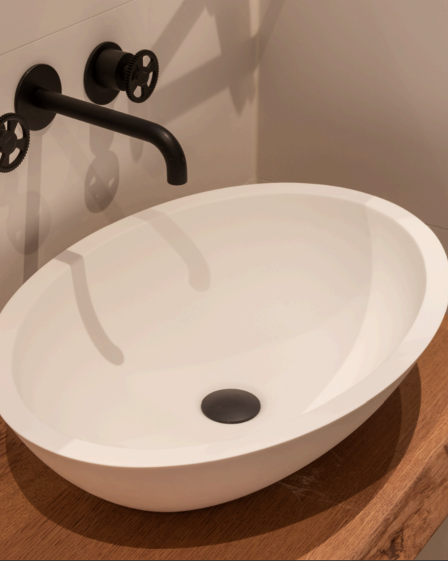 Loutro Bathroomware Waskom Leona | H13,5xB57xD50,5 cm | 2 Kleuren