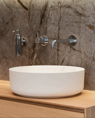 Loutro Bathroomware Waskom Malia | Ø40 x H13,5 cm | 2 Kleuren