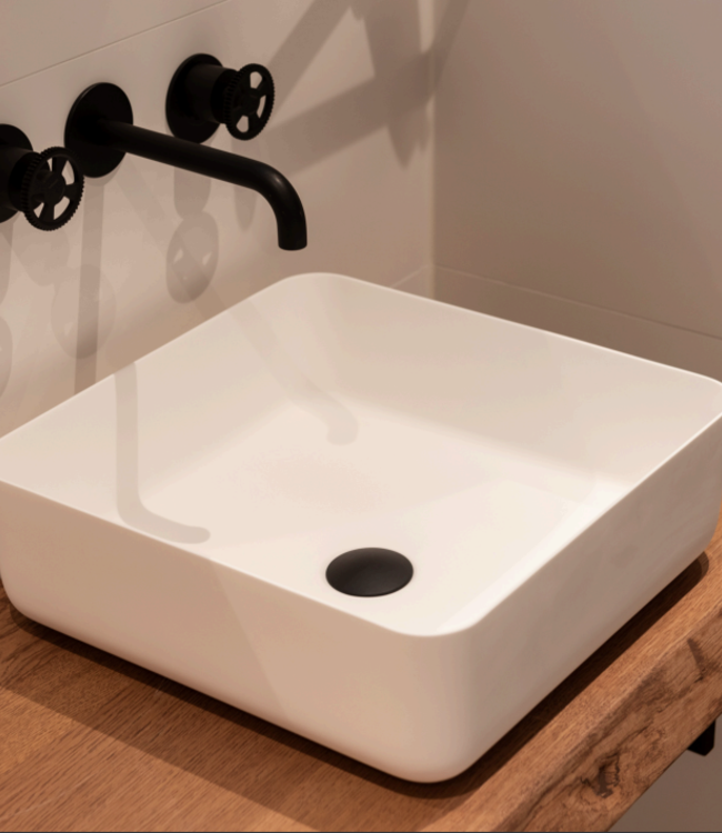 Loutro Bathroomware Waskom Mike | H13,5xB42xD42 cm | 2 Kleuren