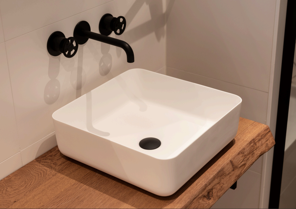 Loutro Bathroomware Waskom Mike | H13,5xB42xD42 cm | 2 Kleuren
