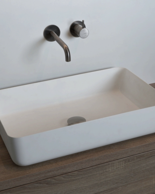 Loutro Bathroomware Waskom Delphi | H13,5xB60xD40 cm | 2 Kleuren