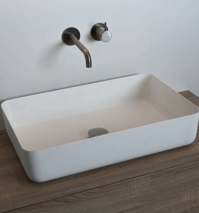 Loutro Bathroomware Waskom Delphi | H13,5xB60xD40 cm | 2 Kleuren