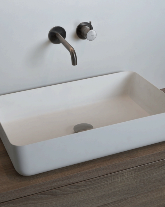 Loutro Bathroomware Waskom Delphi | H13,5xB60xD40 cm | 2 Kleuren