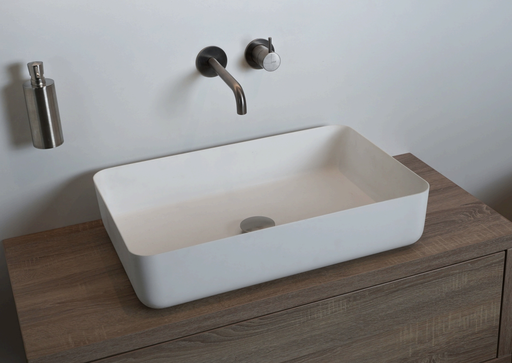 Loutro Bathroomware Waskom Delphi | H13,5xB60xD40 cm | 2 Kleuren