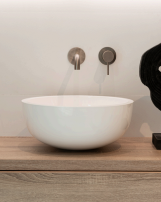 Loutro Bathroomware Waskom Milano | Ø39,5 x H15 cm | 2 Kleuren