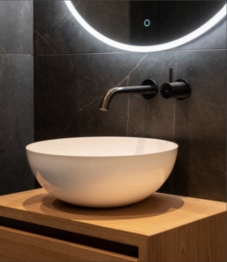 Loutro Bathroomware Waskom Zora | Ø42 x H14 cm | 2 Kleuren