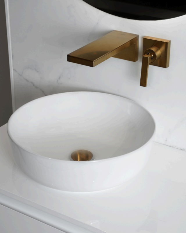 Loutro Bathroomware Waskom Drossia | Ø41,5 x H13 cm | 2 Kleuren