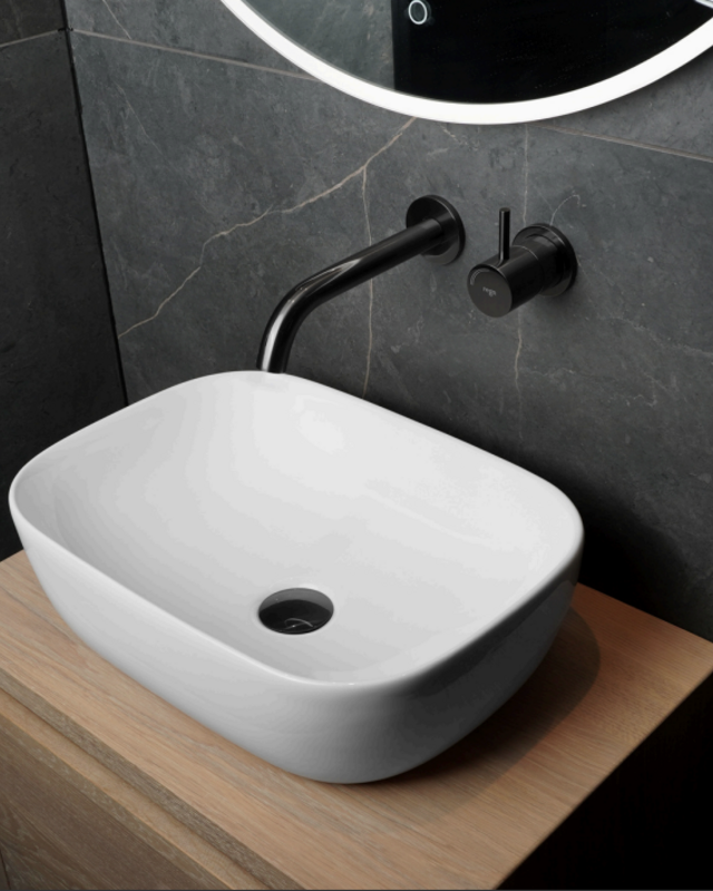 Loutro Bathroomware Waskom Spiro | H13,5xB48xD32,5 cm | 2 Kleuren