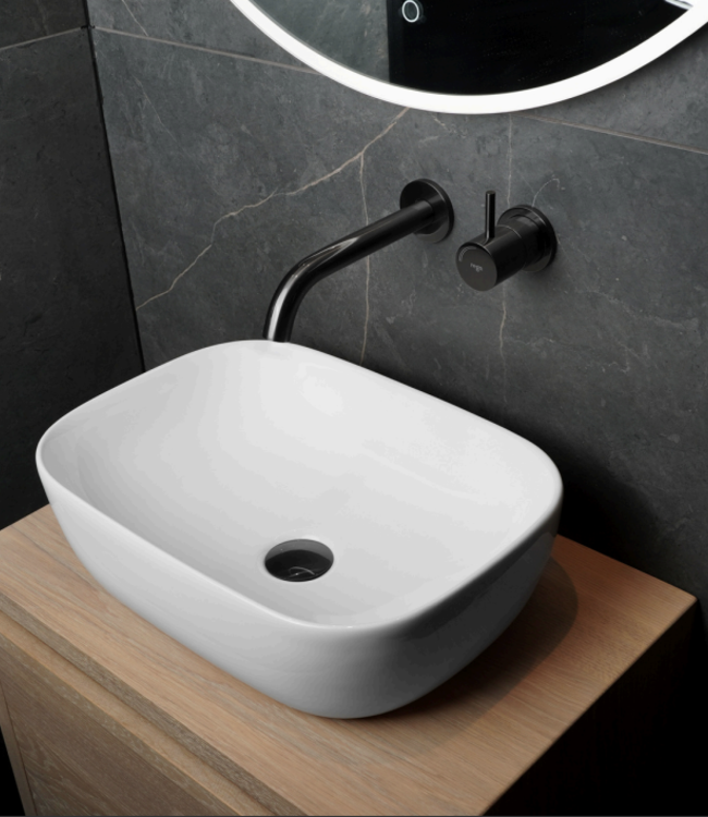 Loutro Bathroomware Waskom Spiro | H13,5xB48xD32,5 cm | 2 Kleuren