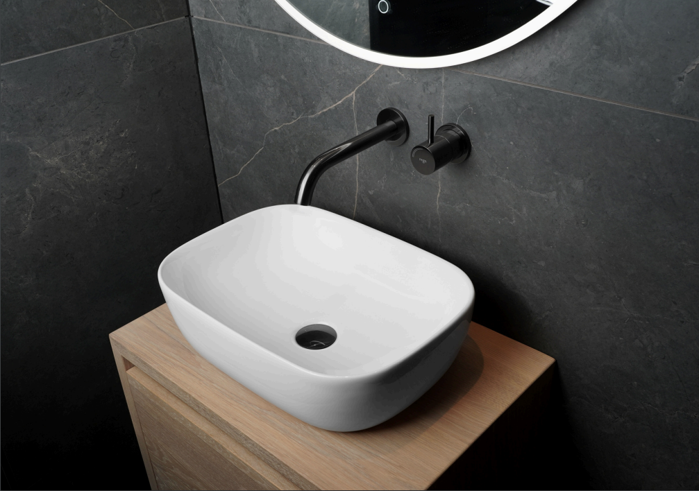 Loutro Bathroomware Waskom Spiro | H13,5xB48xD32,5 cm | 2 Kleuren