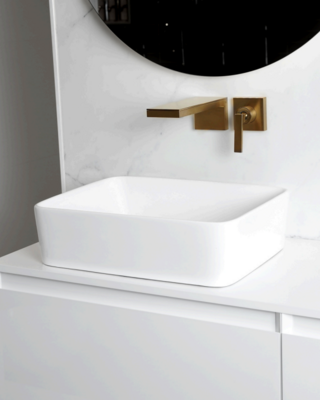 Loutro Bathroomware Waskom Gio | H12xB48xD37 cm | 2 Kleuren