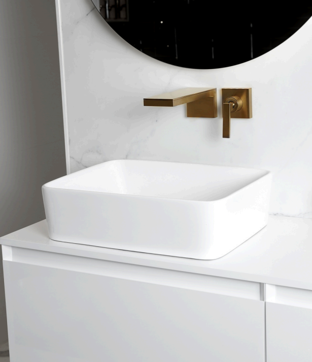 Loutro Bathroomware Waskom Gio | H12xB48xD37 cm | 2 Kleuren