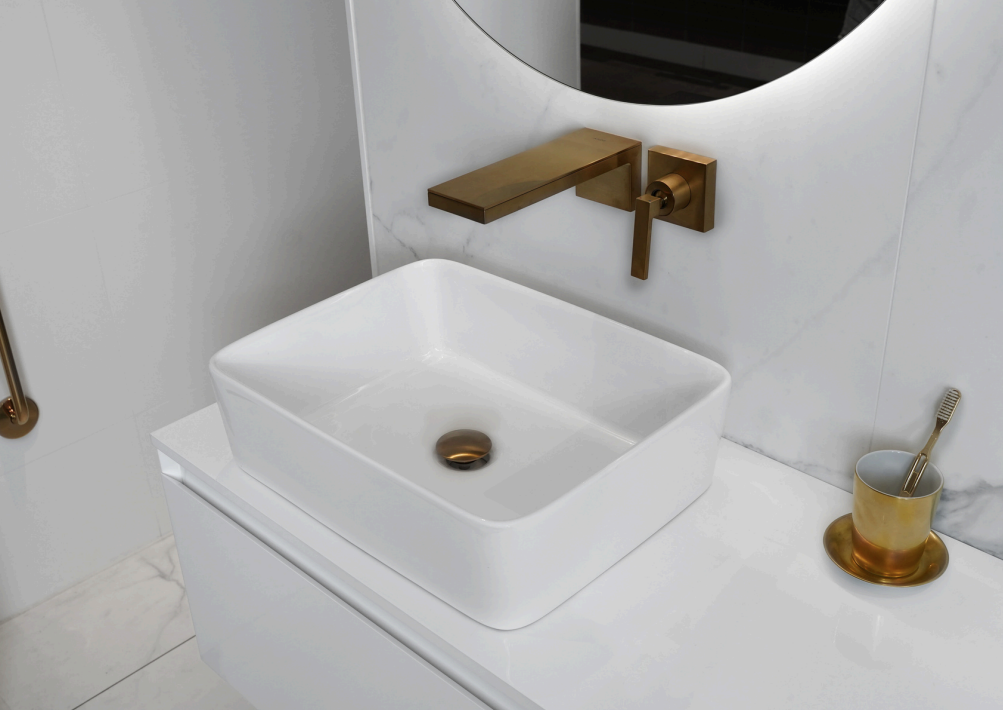 Loutro Bathroomware Waskom Gio | H12xB48xD37 cm | 2 Kleuren