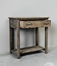 Be-Uniq Oude Haltafel | Rustiek Verweerd | H76 x B74 x D45 cm